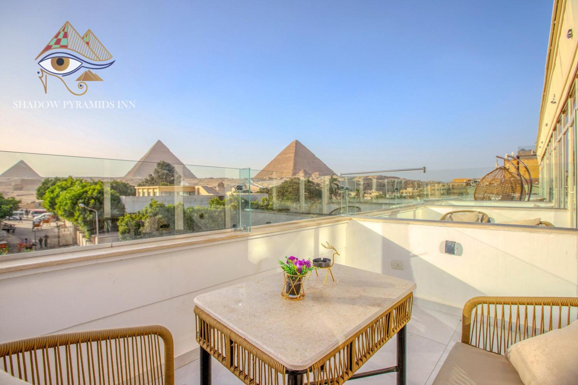 Shadow Pyramids Suites And Jacuzzi Kafret el-Gabal Εξωτερικό φωτογραφία