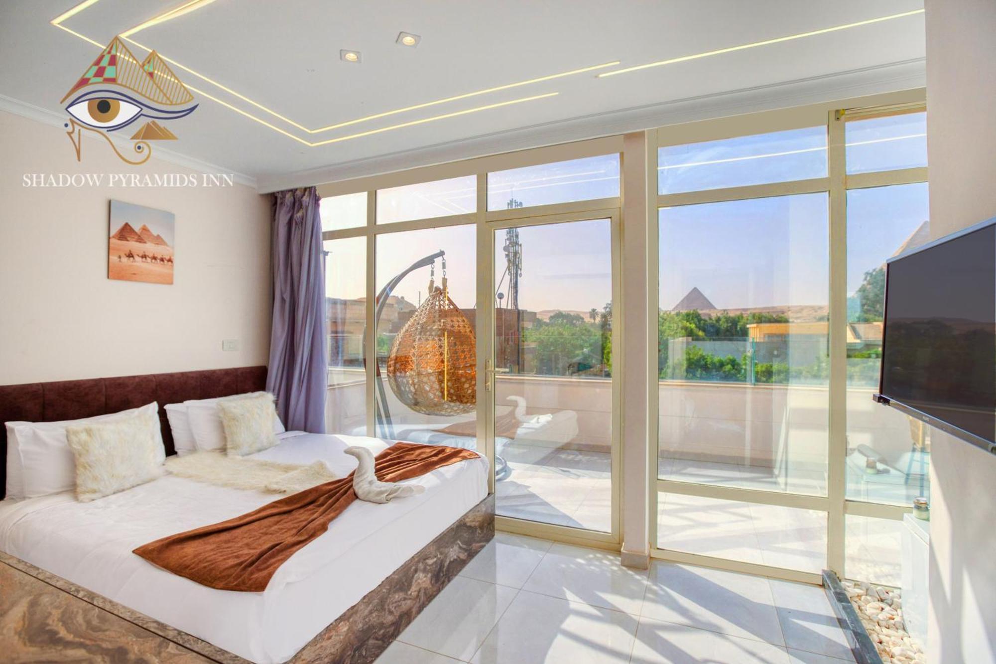 Shadow Pyramids Suites And Jacuzzi Kafret el-Gabal Εξωτερικό φωτογραφία