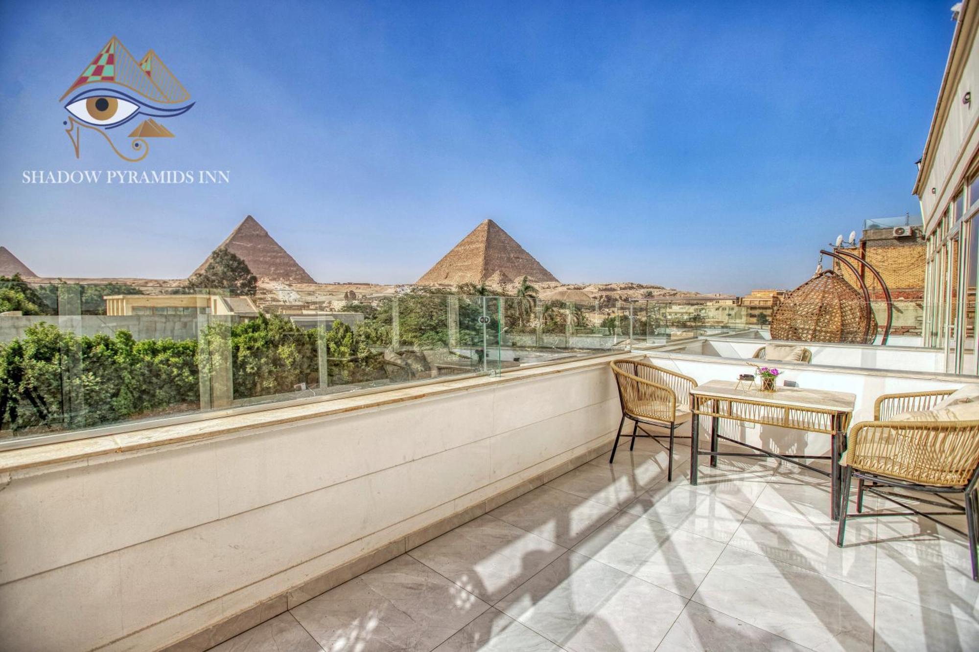 Shadow Pyramids Suites And Jacuzzi Kafret el-Gabal Εξωτερικό φωτογραφία